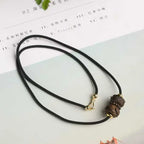 Lotus Dzi Pendant